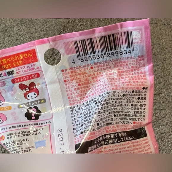 My Melody Finger Puppet Bath Bomb Ball Japan Exclusive Official Sanrio Kawaii - Picture 8 of 11
